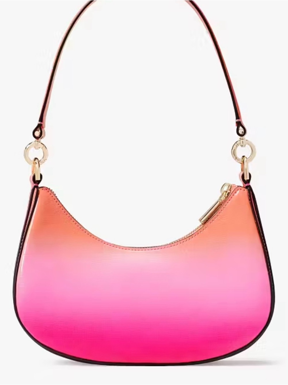 NWT Kate Spade Sam Icon Ombre Small Convertible Crossbody Melon Ball - Picture 12 of 13